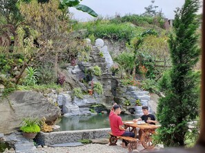 Outdoor banquet area - Peace Home (Sa Pa)