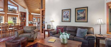 TV, fireplace, offices