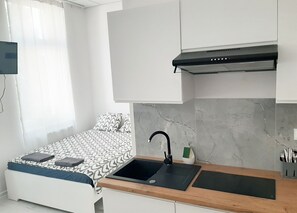 1 chambre, fer et planche Ă repasser, Wi-Fi, draps fournis