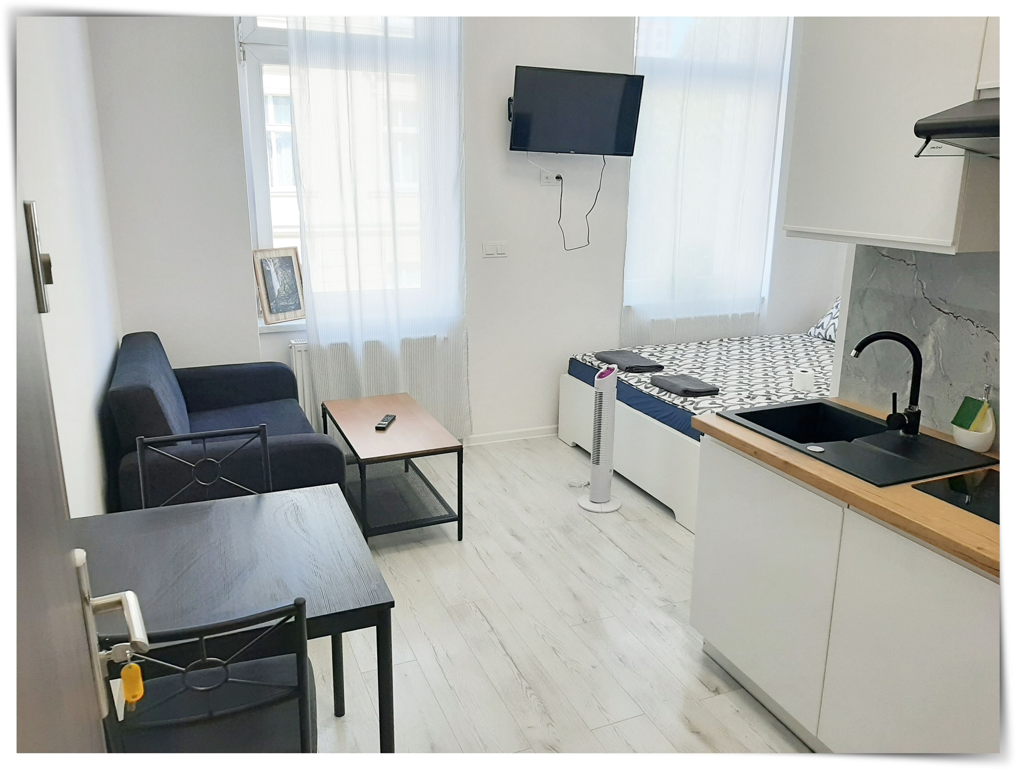 1 makuuhuone, silitysrauta/-lauta, Wi-Fi, vuodevaatteet