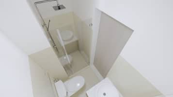 Deluxe Double Room | Bathroom | Shower, rainfall showerhead, soap, shampoo