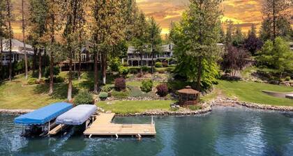 Luxe Lake Home | Hot Tub + Private Dock & Beach