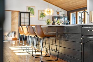 Bar (on property) - Luxe Lake Home | Hot Tub + Private Dock & Beach (Nine Mile Falls)