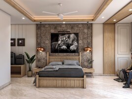 Decoración personalizada, muebles diferentes y escritorio 