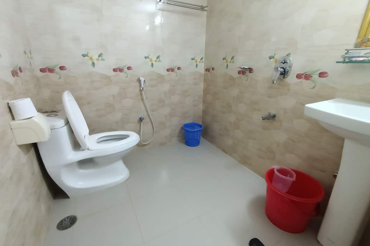 deluxe double room | raised toilet seat