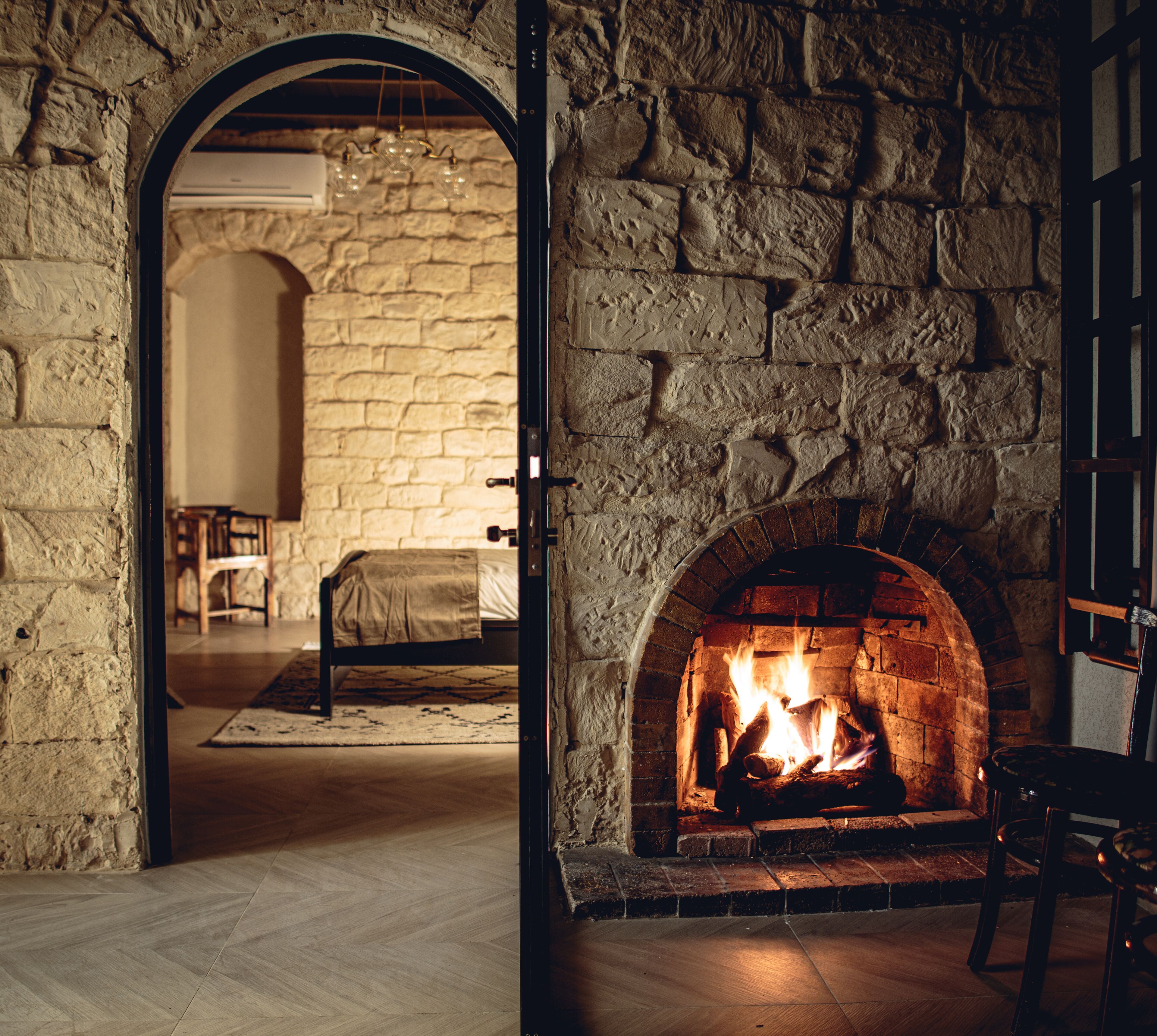 Standaard studio suite | Woonruimte | Een 42-inch smart-tv met kabelzenders, Netflix en streamingdiensten