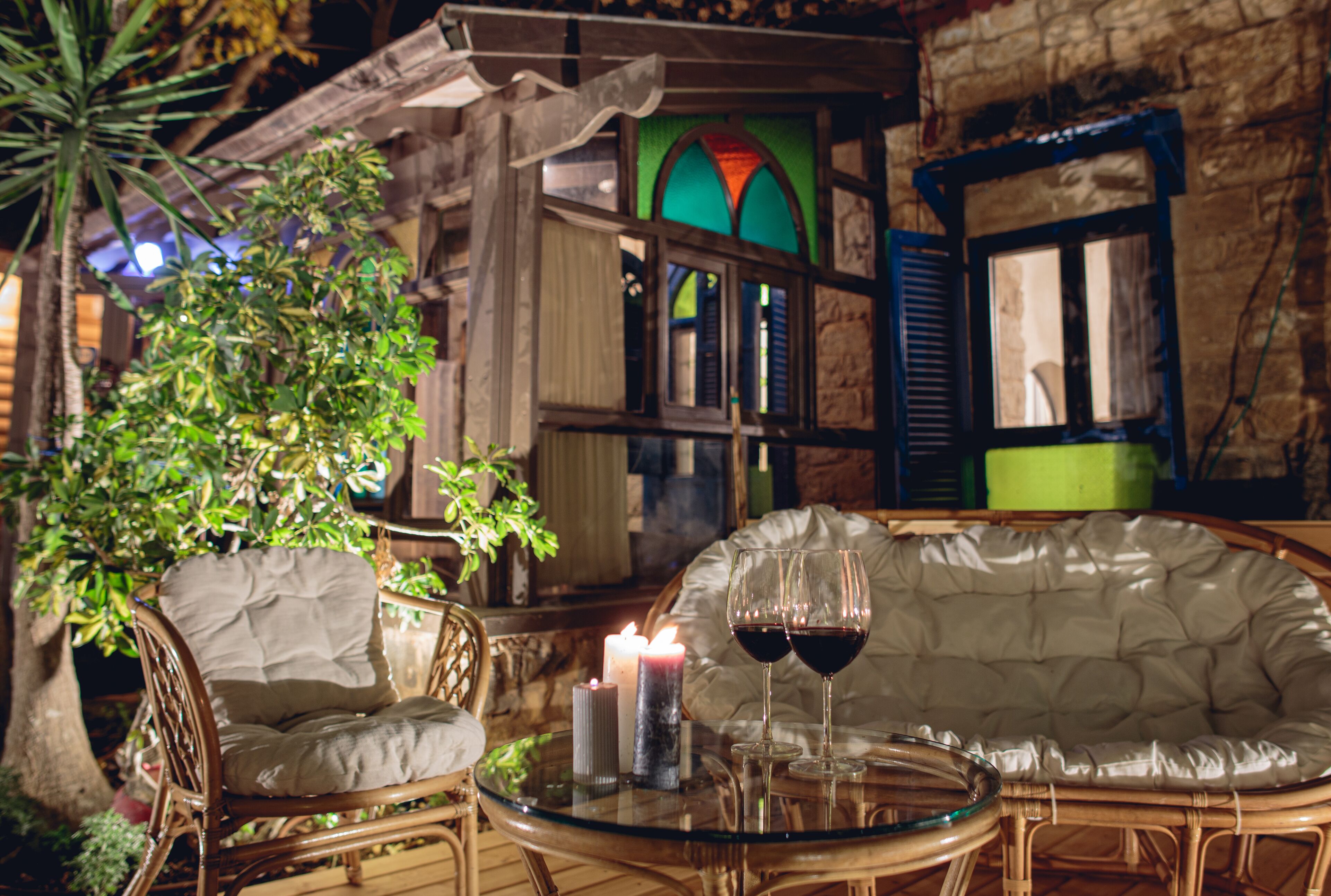 Espace banquet en plein air