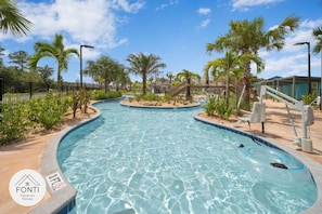 Pool - 2693 Resort 4BR House Waterpark by Disney Orlando (Kissimmee)