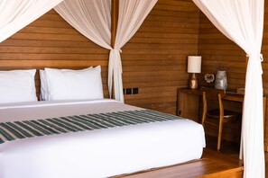 Chambre Deluxe, 1 très grand lit, vue océan, sur l'eau (Deluxe King Sea Suite)