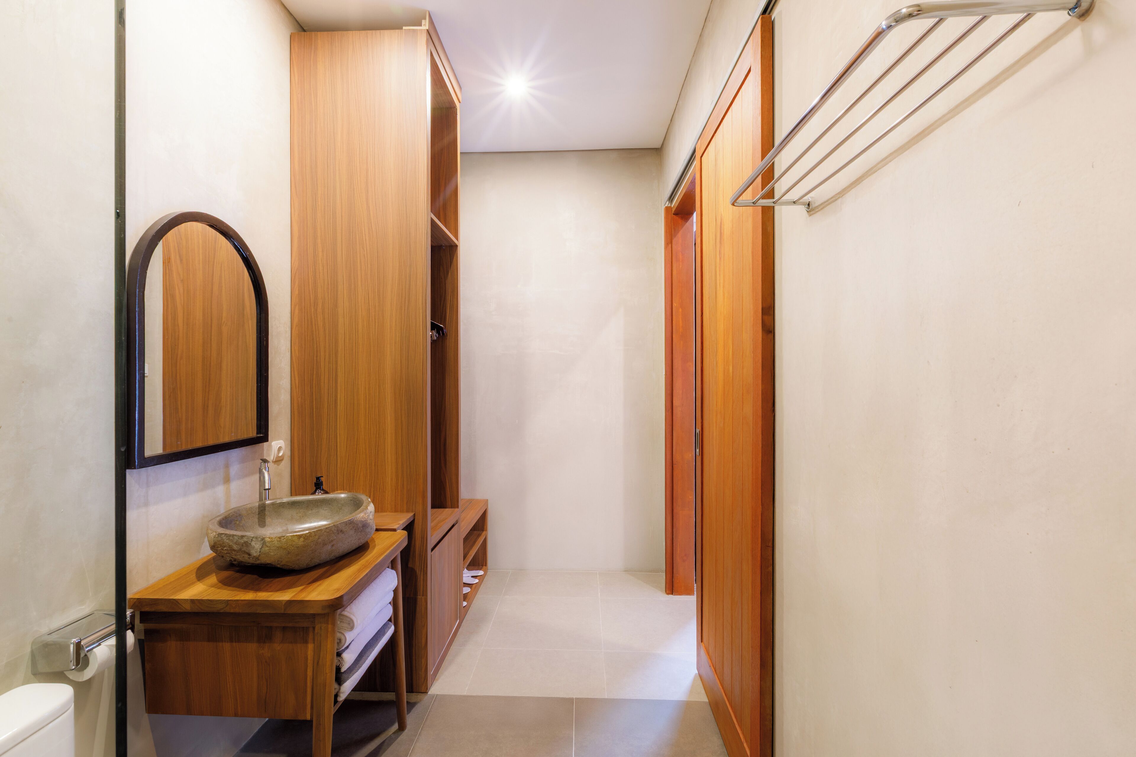 Vila | Kamar mandi | Shower, pancuran hujan, perlengkapan mandi gratis, dan handuk