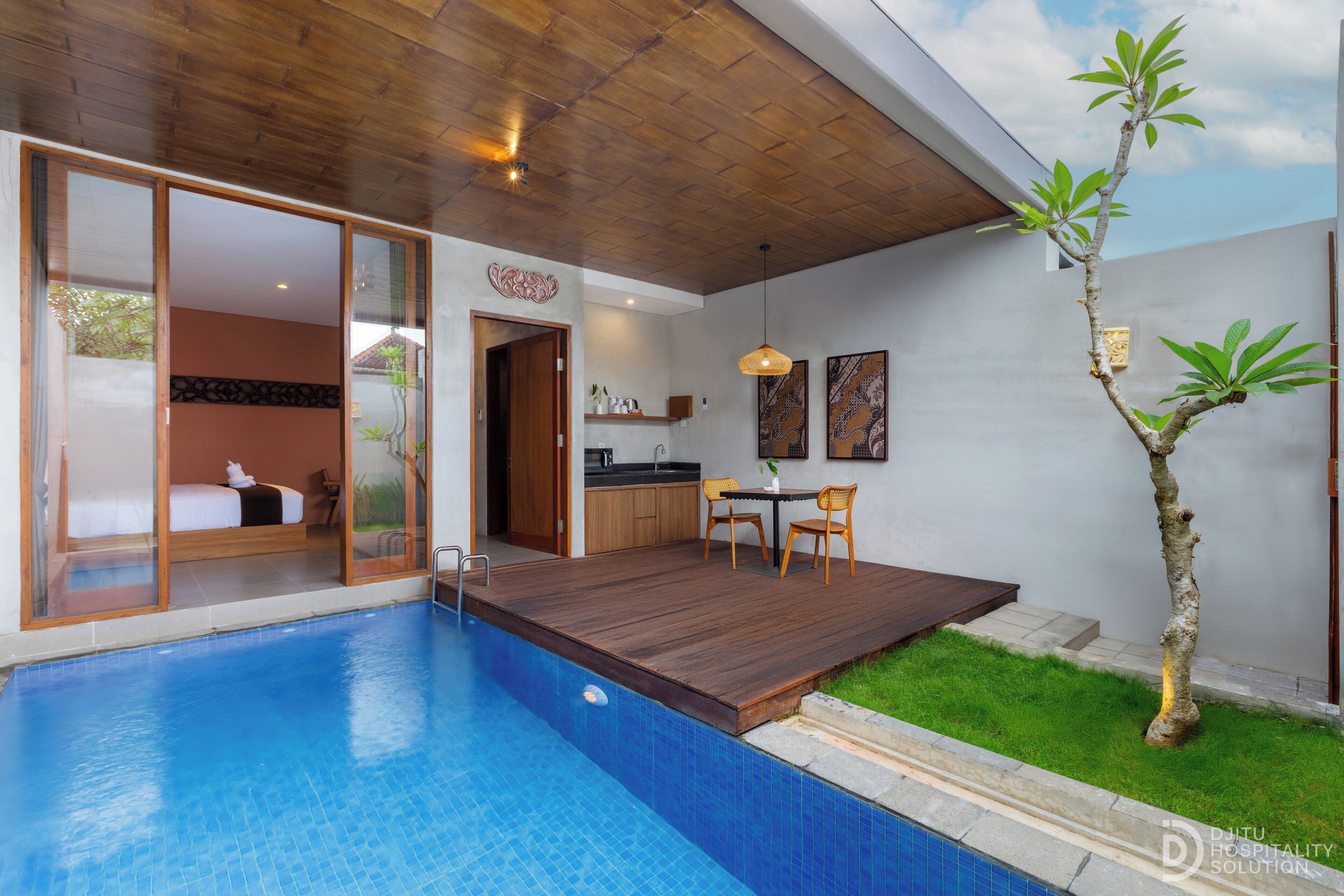 Villa | 1 habitación, minibar, wifi gratis y ropa de cama 