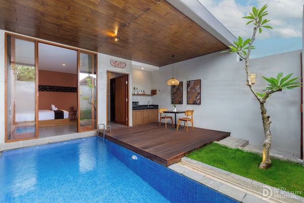 Villa | 1 soverom, minibar, wi-fi (inkludert) og sengetøy