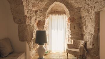 Comfort villa, 3 slaapkamers, toegang tot zwembad, uitzicht op vallei | Woonruimte