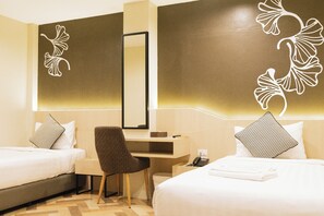 Superior Twin Room | Premium bedding, Tempur-Pedic beds, desk, blackout drapes - SJ Miracle Hotel (Hat Yai)