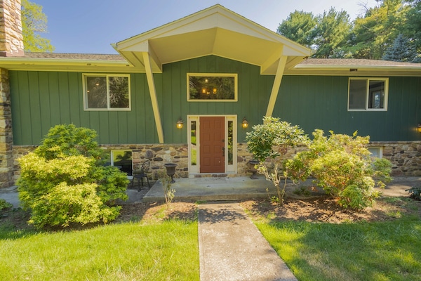 Outside view of the front of the home.