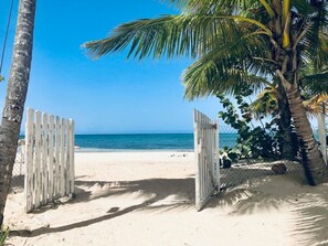 Sun loungers, beach towels