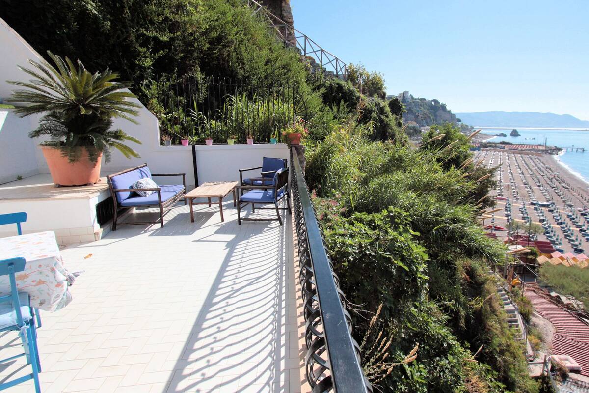 Family Apartment, 2 Bedrooms, Terrace, Sea View | Terrace/patio