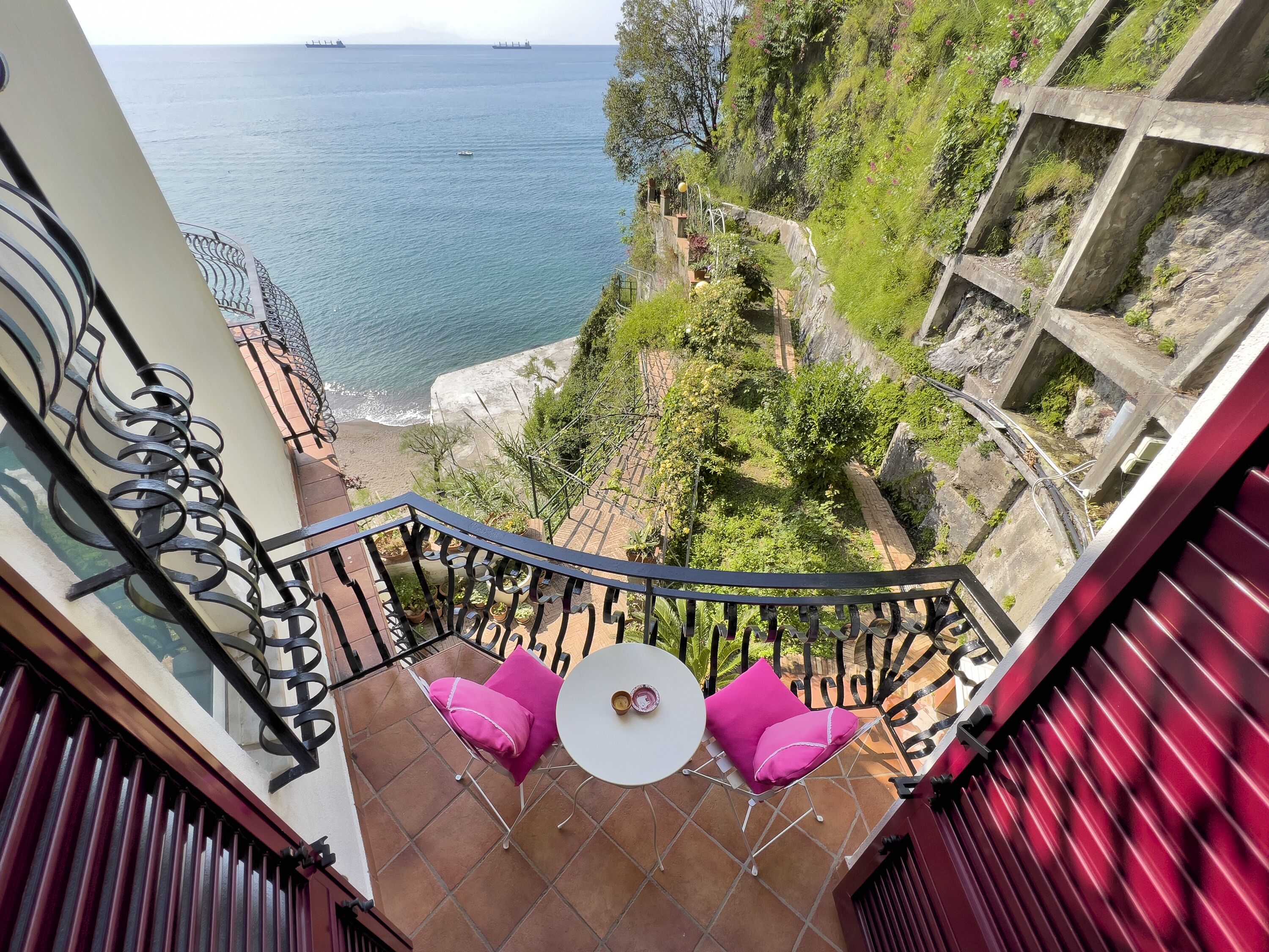 Romantic Room, 1 Queen Bed, Balcony, Sea View | Balcony