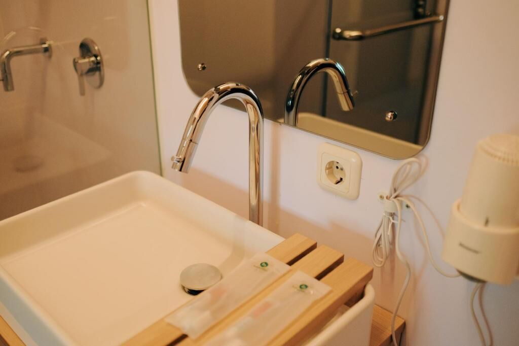 Bathroom | Shower, hair dryer, towels, soap