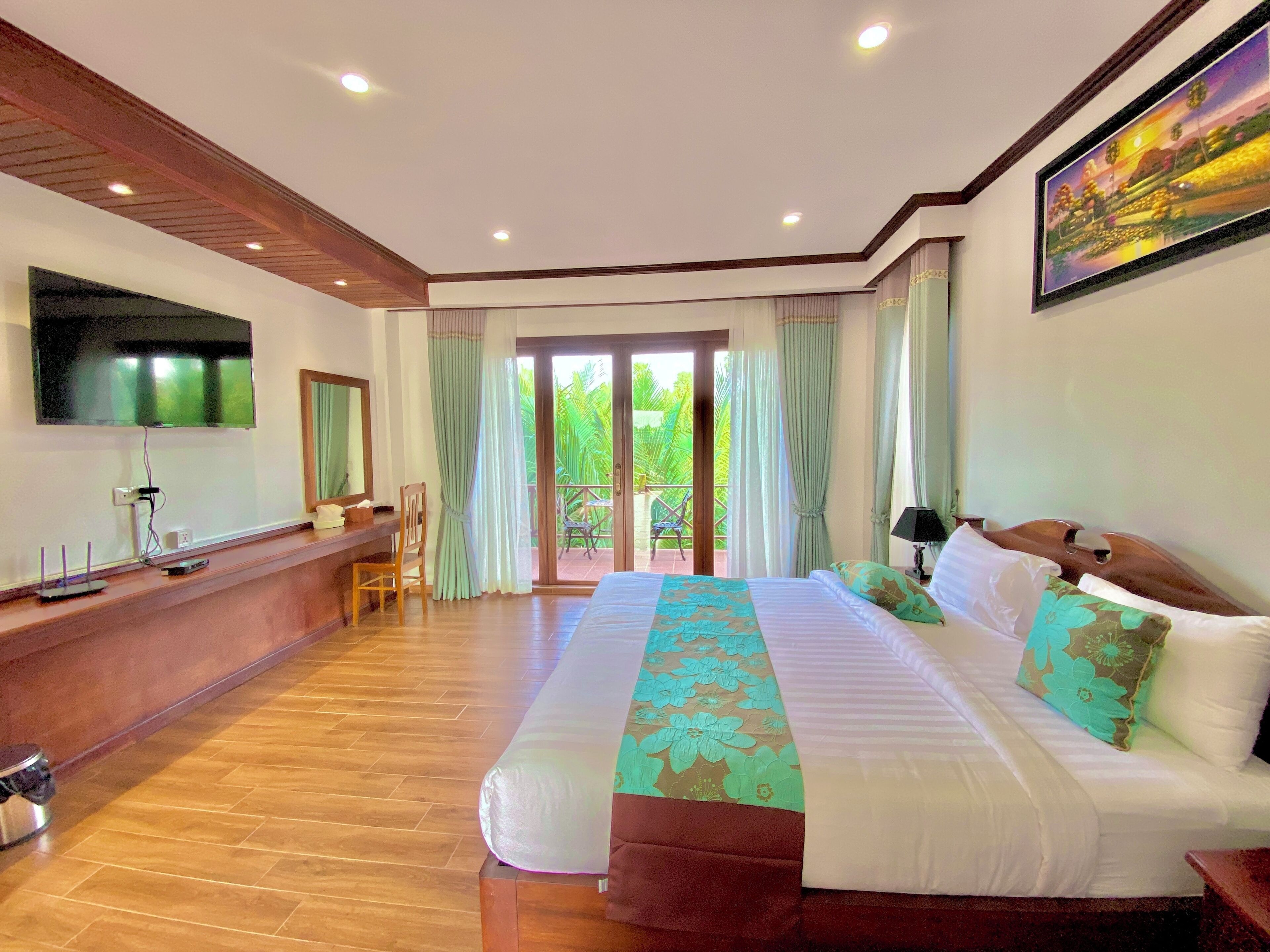 Familienbungalow | Zimmersafe, Verdunkelungsvorhänge, Bügeleisen/Bügelbrett