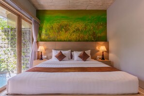 Villa | 1 habitación, minibar, wifi gratis y ropa de cama