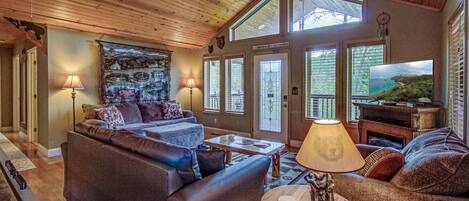 تلفزيون، مدفأة