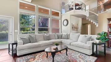 Smart TV, fireplace, offices