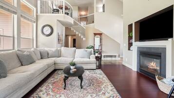 Smart TV, fireplace, offices