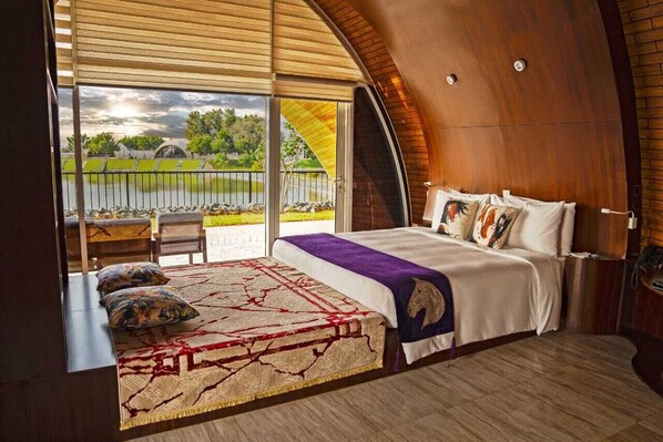 더블룸, 전용 수영장, 호수 전망