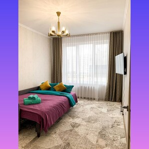 1 bedroom, iron/ironing board, WiFi, bed sheets