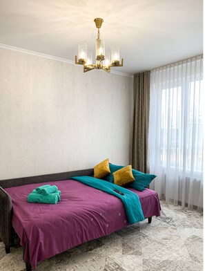 1 chambre, fer et planche à repasser, Wi-Fi, literie fournie