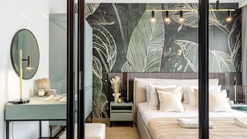 2 habitaciones, ropa de cama de alta calidad y escritorio