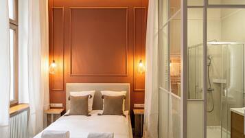 Studio Suite Comfort | 1 kamar tidur, setrika/meja setrika, Wi-Fi gratis, dan seprai linen