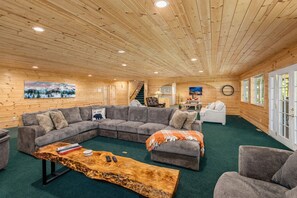 Smart TV, fireplace, printers