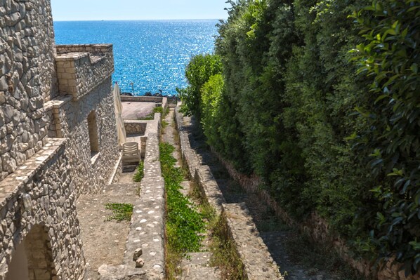 Blick von der Unterkunft