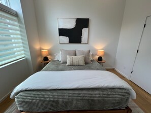 1 slaapkamer, een bureau, gratis wifi, beddengoed