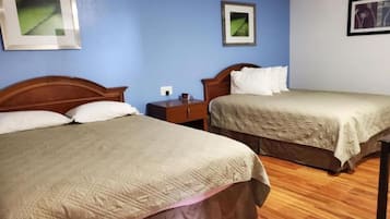 Room, 2 Queen Beds, Non Smoking | Desk, free WiFi, bed sheets