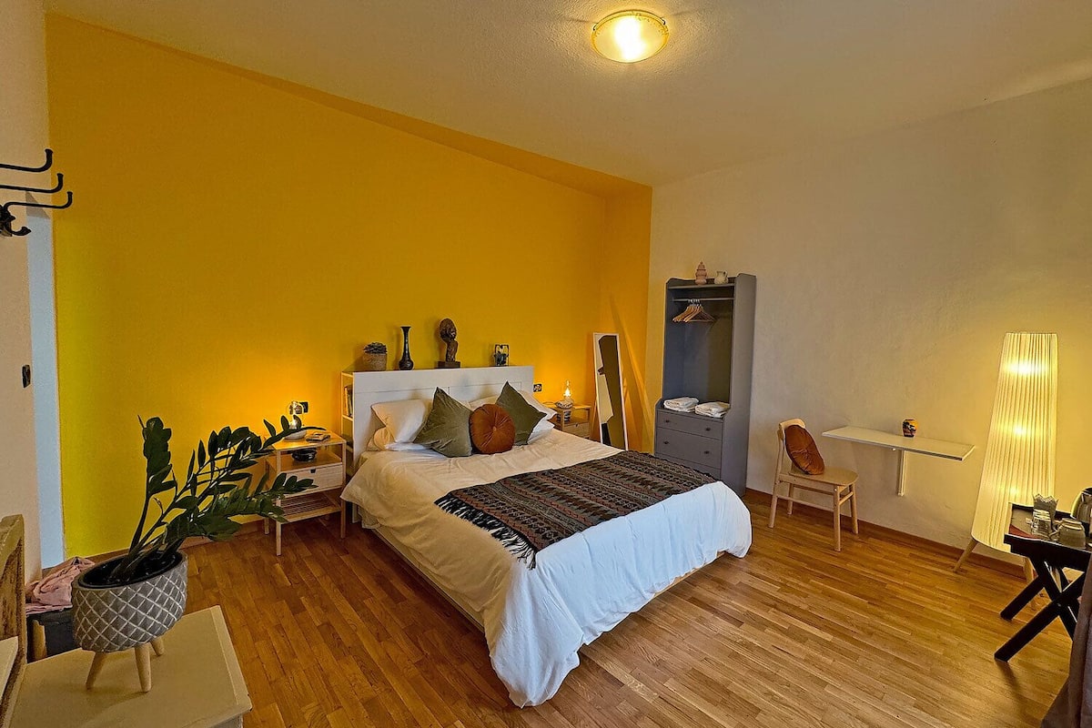 Habitación familiar doble | Escritorio, espacio para trabajar con un portátil, wifi gratis