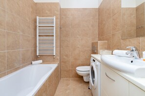 公寓, 2 間臥室, 廚房 | 浴室 | 毛巾