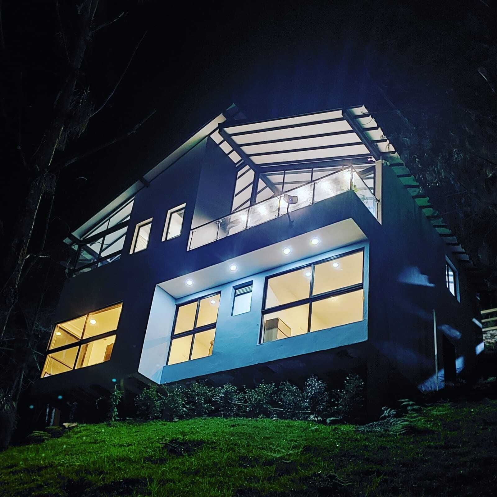 Front of property – evening/night