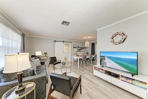 Smart TV, DVD player, books, printers