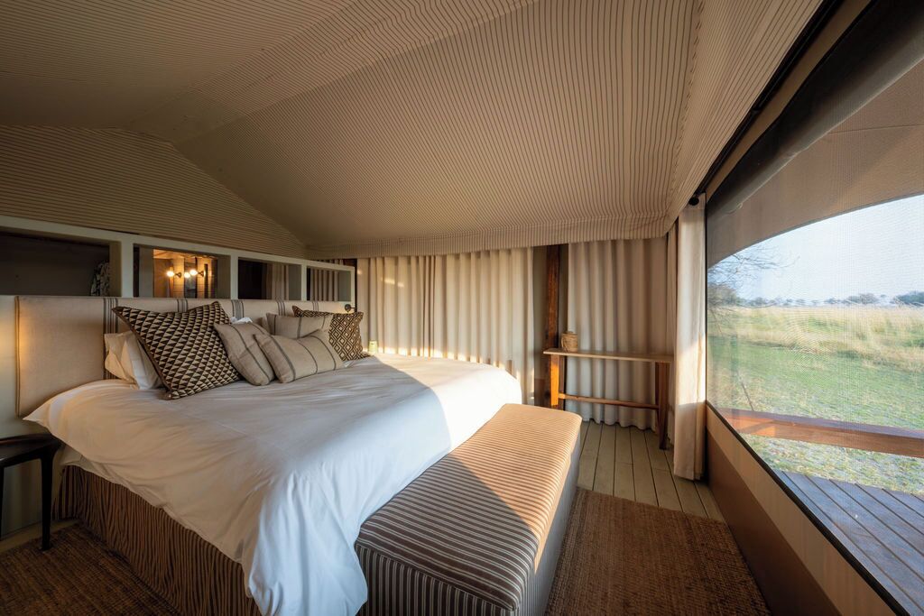 Basic Tent | Individually decorated, individually furnished, bed sheets