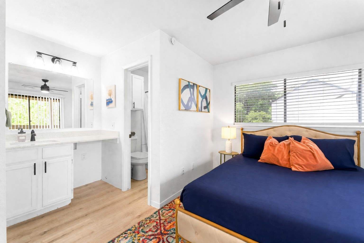 1 bedroom, desk, iron/ironing board, WiFi