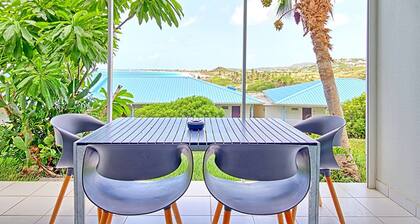 Bambou Studio steps from Orient Bay Beach