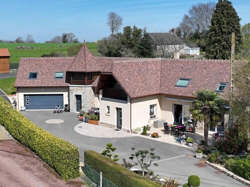 Comfortable house with garden and spa, near Swiss Normandy