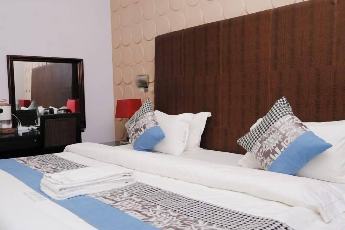 1 kamar tidur dan seprai linen
