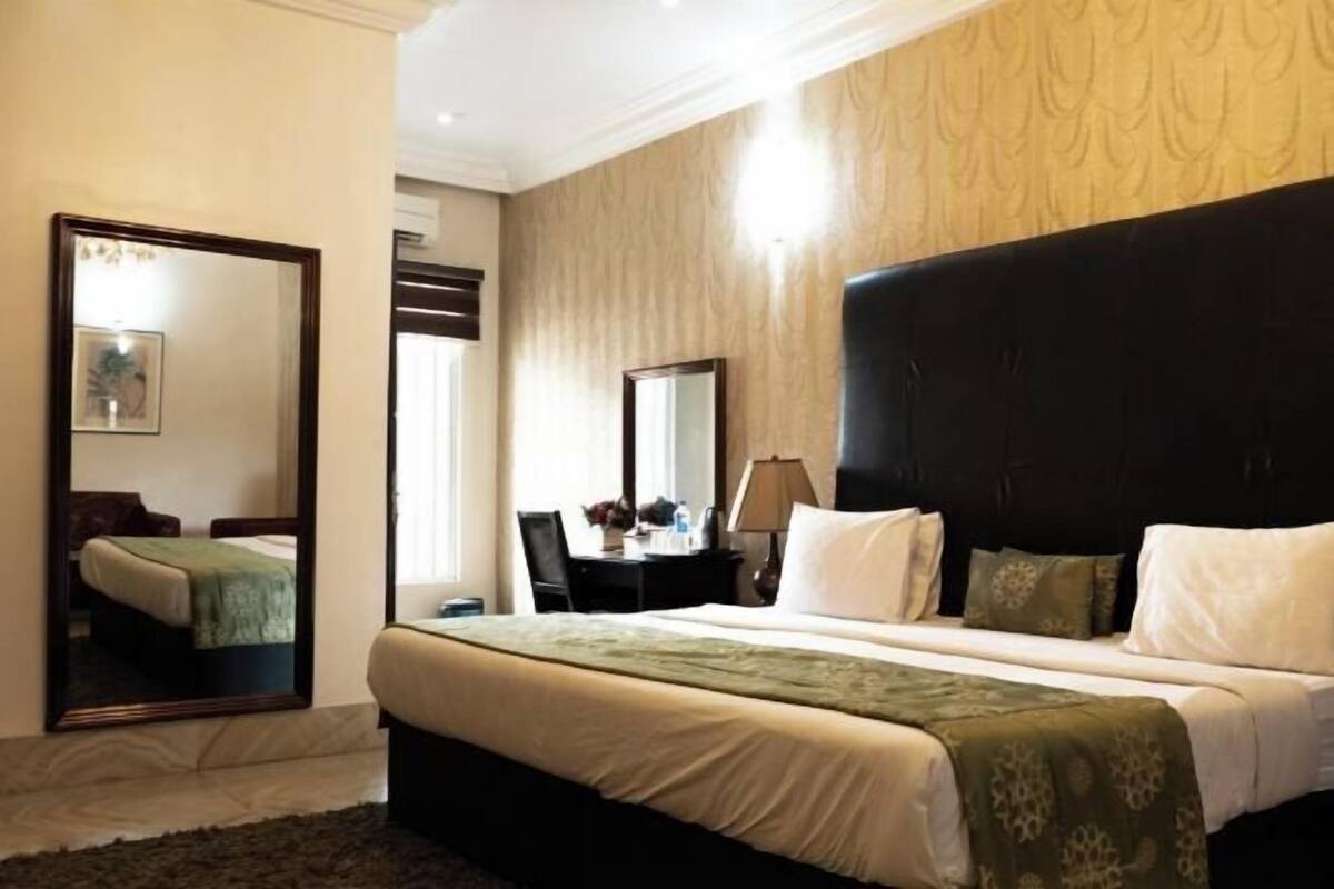 1 kamar tidur dan seprai linen