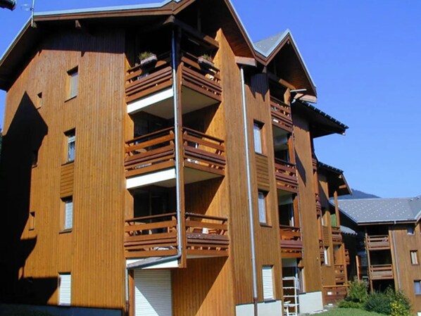 Exterior - Bright studio cabin with balcony, near shuttle in Morzine (Morzine)