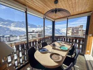 Dining - Apartment Val Thorens 5 pers, Veranda, Ski Locker (Val Thorens)