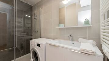 Free toiletries, hair dryer, towels